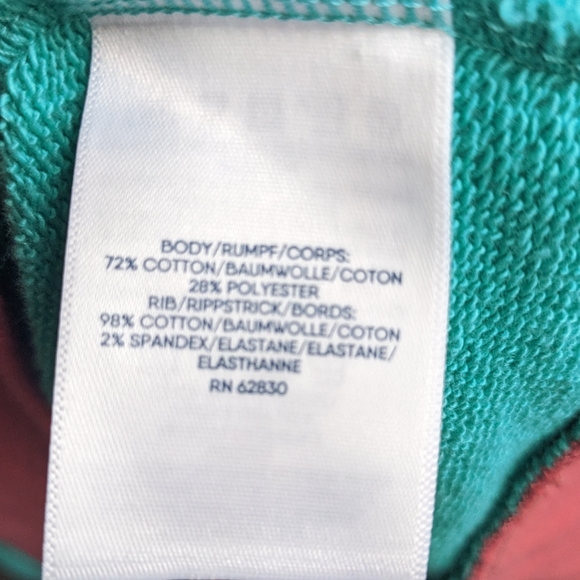 Lands End Serious Sweats Long Sleeve Button Hoodie - Picture 6 of 7